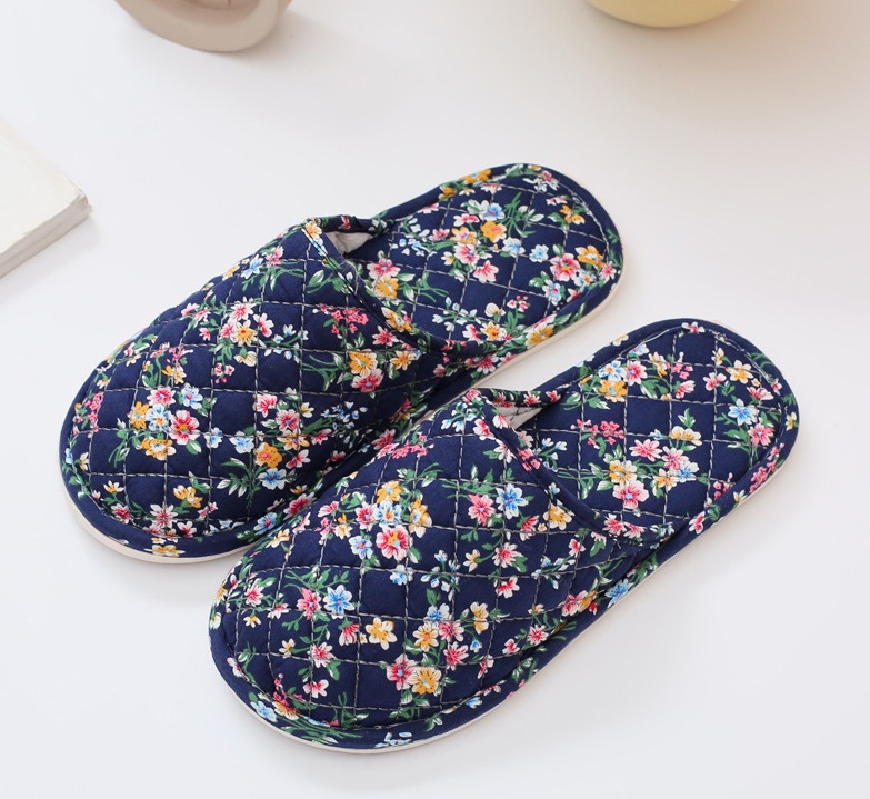 Dép vải Đi Trong Nhà Chống Trơn Trượt Hộ Gia Đình, Dép Bông slipper