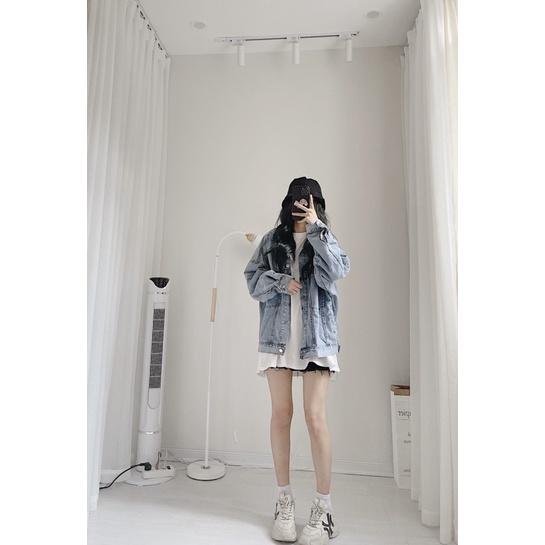 Áo bò basic dáng rộng xinh by Samhyewear