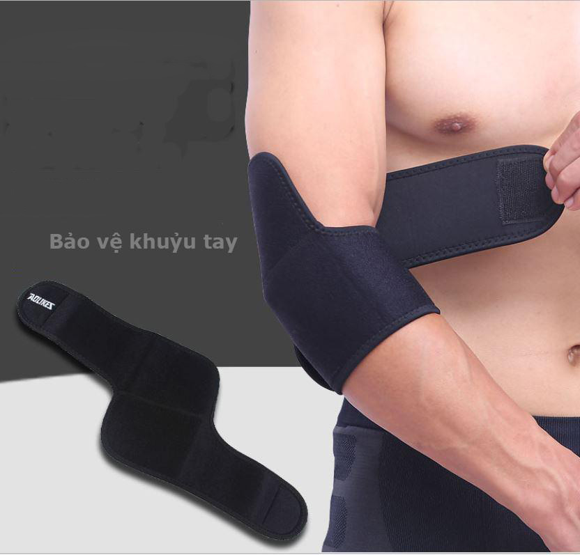 Băng Bảo Vệ Khủy Tay Hỗ Trợ Tập GYM, Tennis, Cầu Lông Aolikes Elbow Support AL-7948 (1 Đôi)