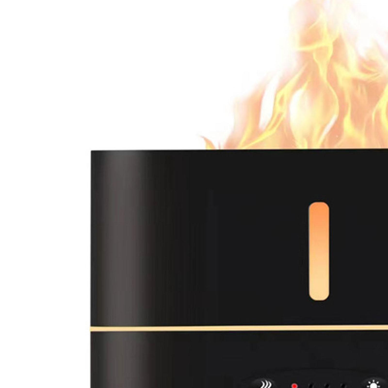 3D Night Light Humidifier Silent USB for Bedroom Travel Nursery Black