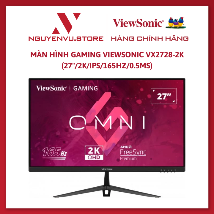 Màn Hình Gaming Viewsonic VX2728-2K (27&quot;/2K/IPS/165Hz/0.5ms) - Hàng Chính Hãng