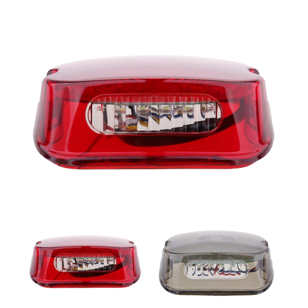 Red Motorcycle LED Turn Signal Tail Light For 91-10 Harley Sportster Softail
