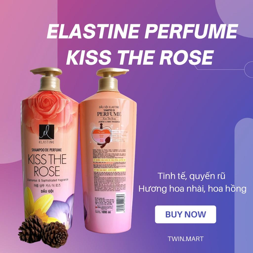 Date xa Dầu gội Elastine hương nước hoa 1000ml và 600ml - Hàn Quốc - hương Kiss the rose