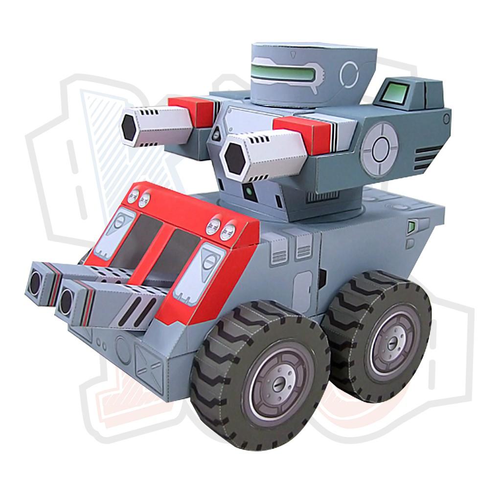 Mô hình giấy Robot Robo Tank