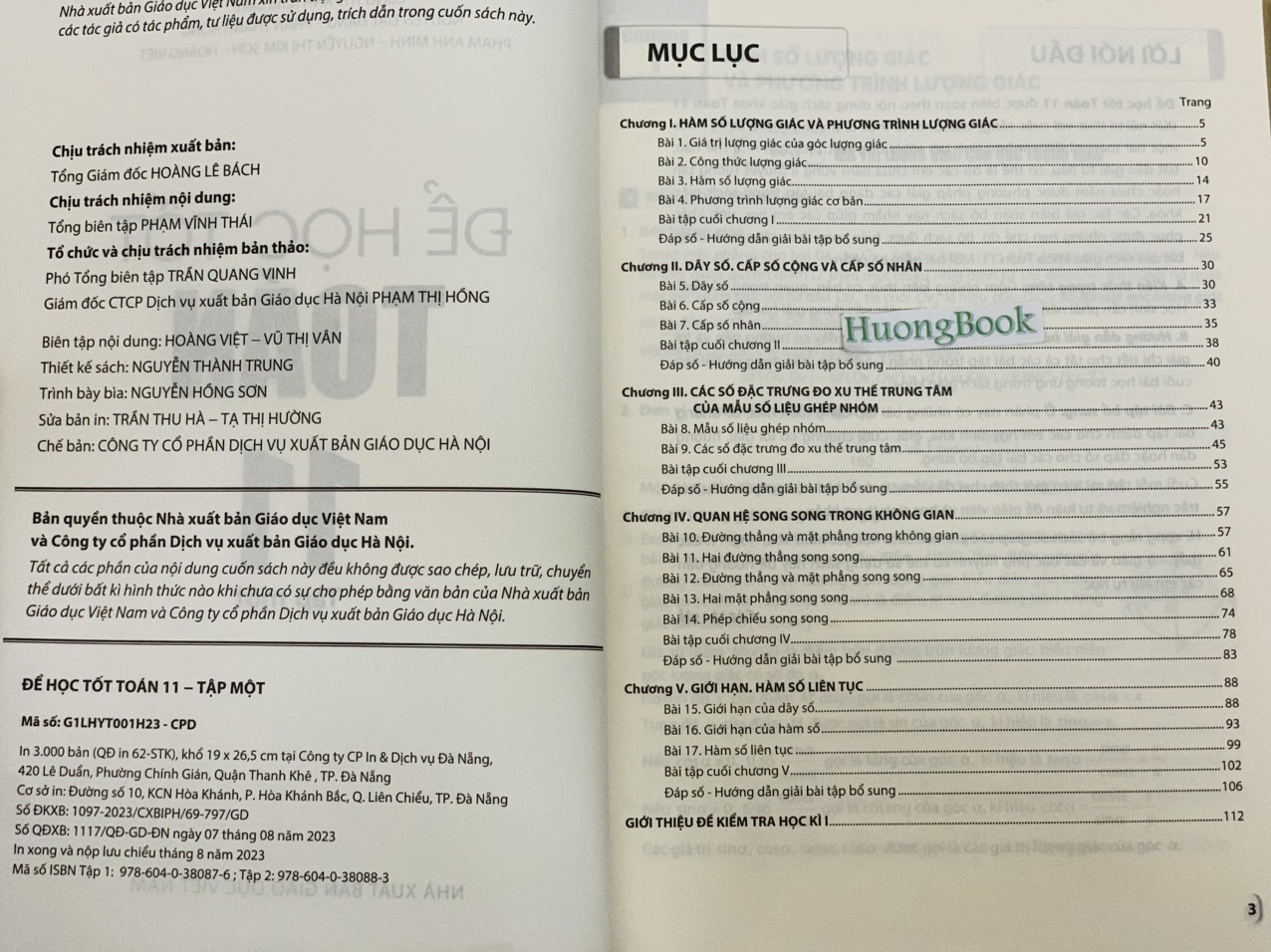 Sách - Combo Để học tốt Toán 11 tập 1+2