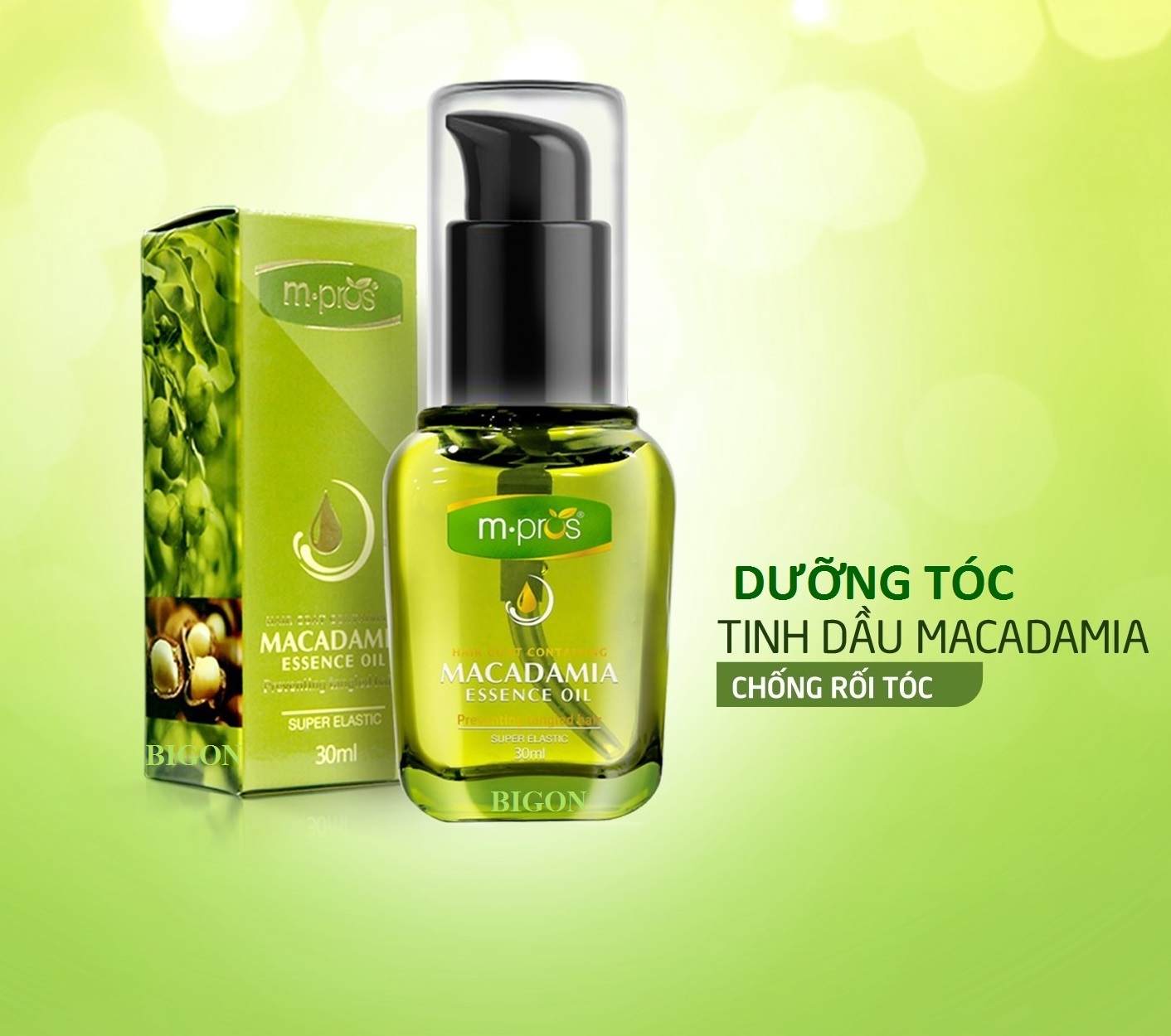 Tinh Dầu Dưỡng Tóc - Chống Rối Tóc Macadamia M.PROS 30ml