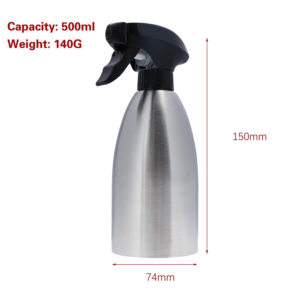 Nhà Bếp 500Ml Tinh Dầu Xịt Ô Liu Thép Không Gỉ Máy Phun BBQ Ngoài Trời Dã Ngoại Dầu Ăn Phun Dạng Bấm Rò Rỉ chứng Minh
