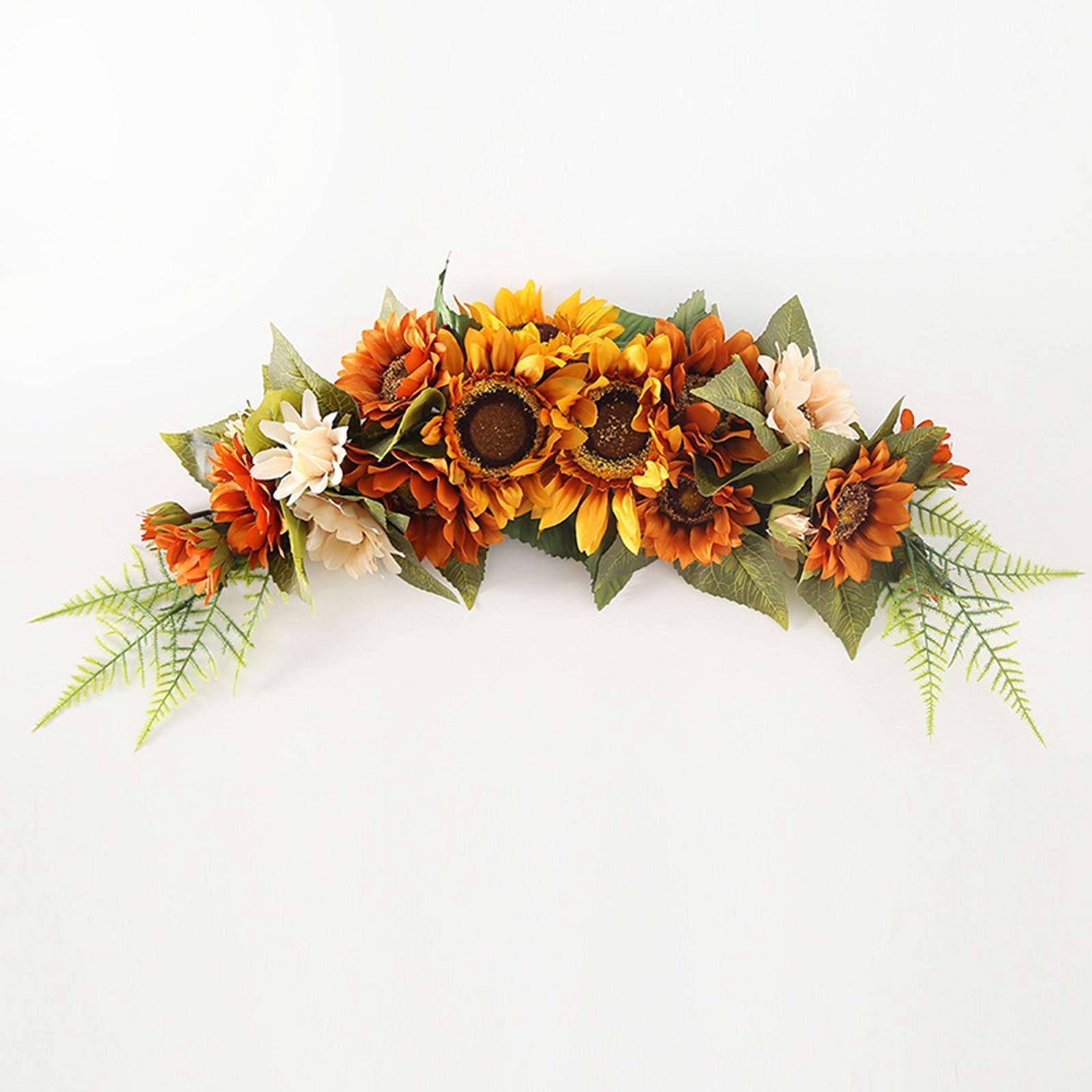 Wedding Arch Flowers Creative Garland Rustic Floral Swag for Home Bar Decor