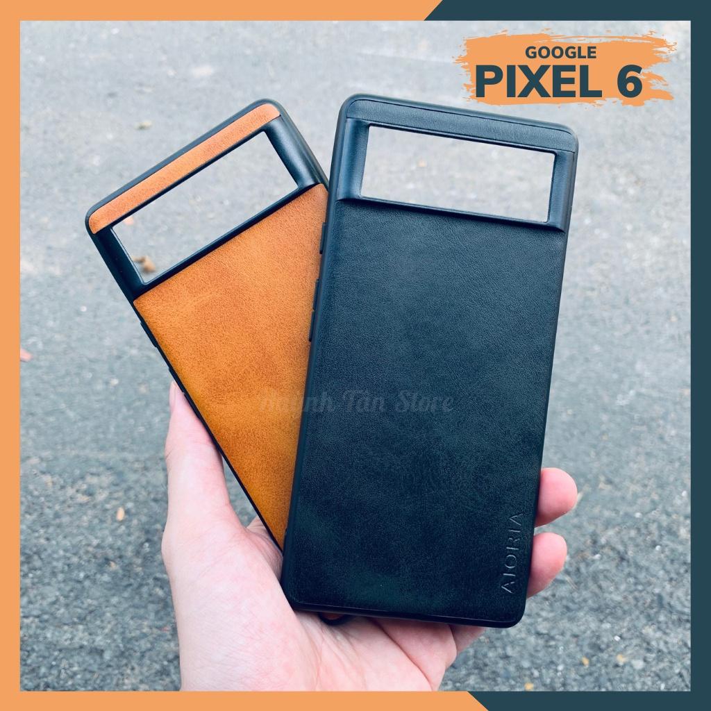 Ốp lưng pixel 6, 6 pro, 6a da aioria chống bám vân tay bảo vệ camera phụ kiện huỳnh tân store