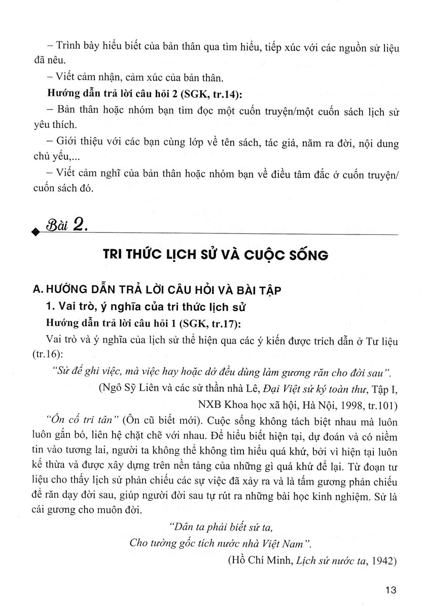 Hướng Dẫn Trả Lời Câu Hỏi Và Bài Tập Lịch Sử Lớp 10 (Bám Sát SGK Kết Nối) - HA