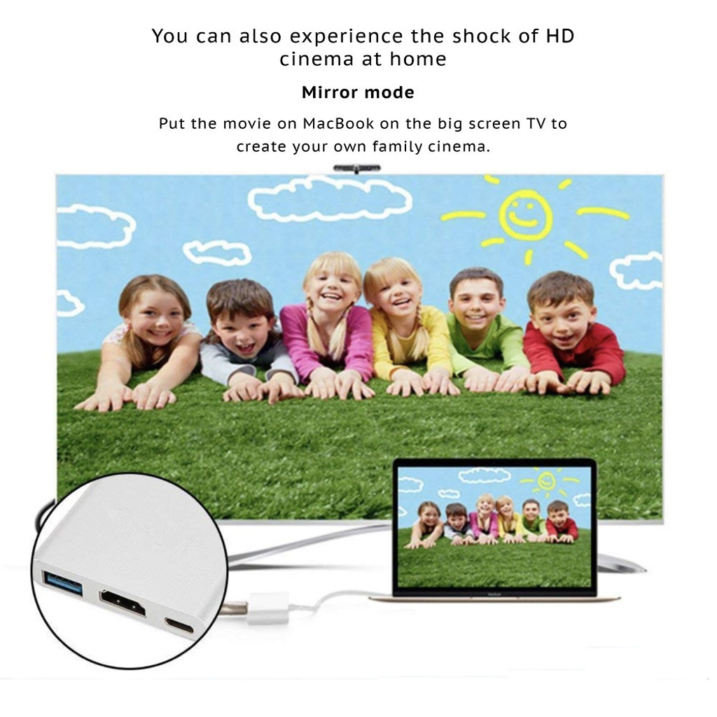 HUB Type C và HUB USB 3.0 - Cổng chuyển đổi HUB USB Type-C - USB 3.0 to HDMI, USB 3.0, SD, TF, RJ45, PD Type-C dành cho Macbook, SamSung Dex, HP, Acer, Asus - hàng chính hãng Vinetteam