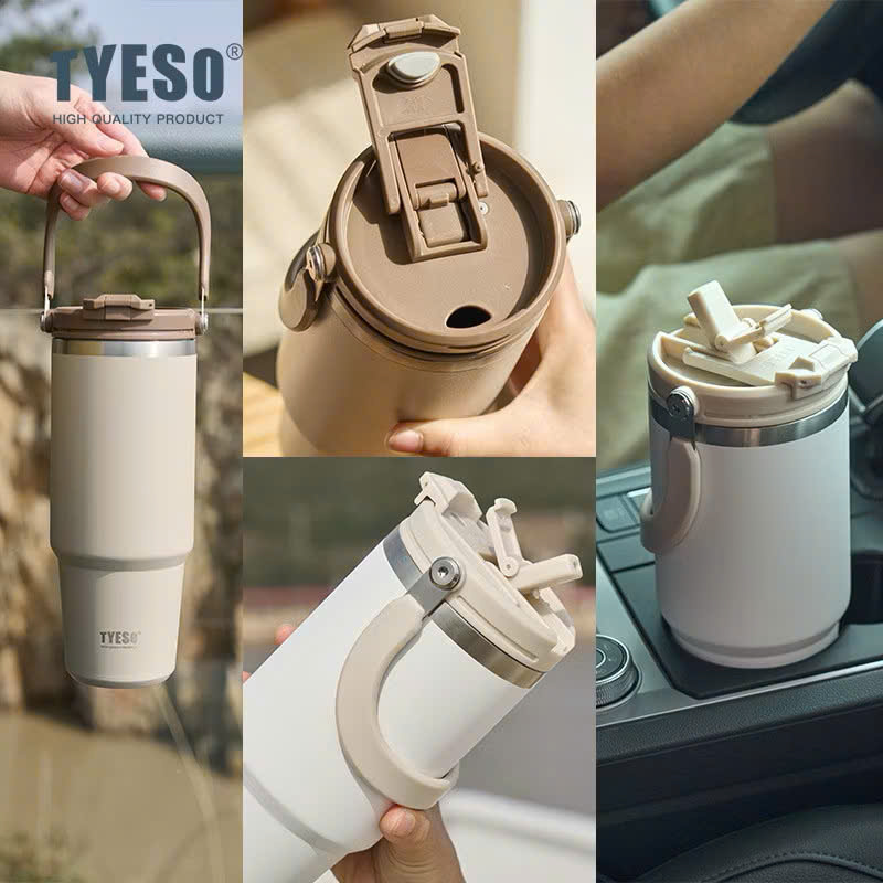 Cốc giữ nhiệt TYESO 01022 dung tích 600ML , bằng thép không gỉ 304 - Hàng chính hãng