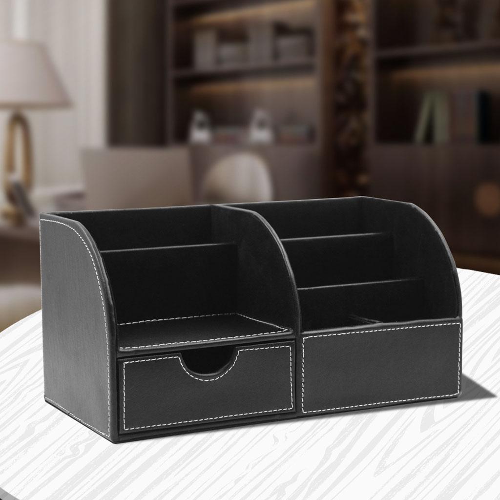 Multifunctional Desktop Storage Box  Office Business Organizer Rack