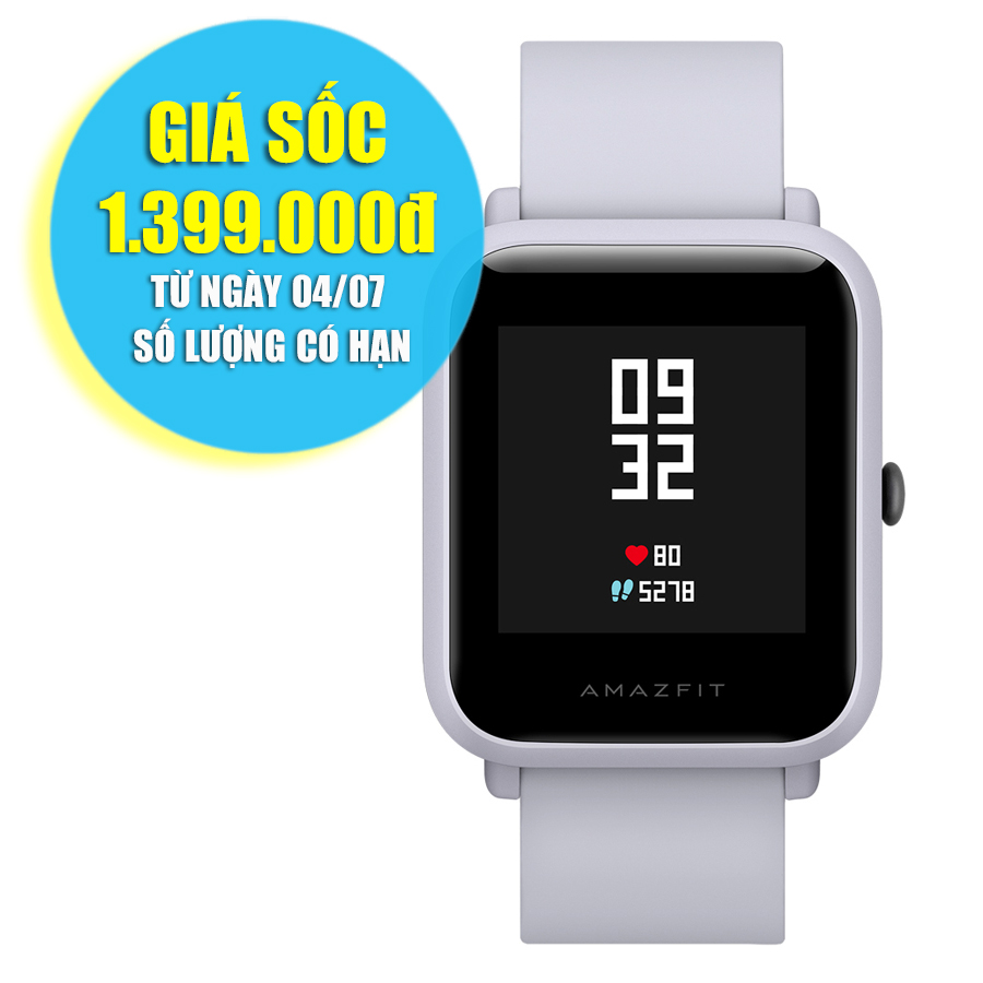 Đồng Hồ Thông Minh Xiaomi Amazfit Bip - Hàng Chính Hãng