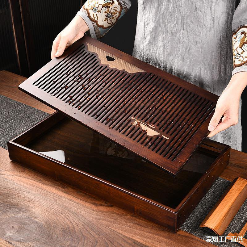 Khay trà trúc kiểu Nhật