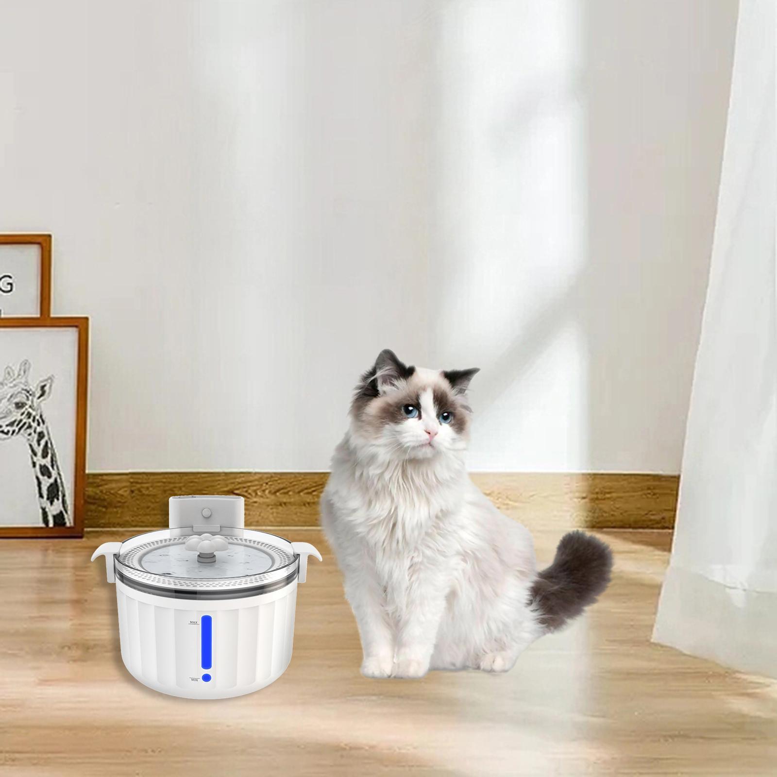Automatic Pet Water Fountain 2.0L Large Capacity Pet Cat Water Fountain