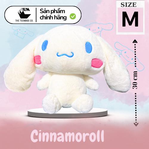 Gấu Bông Thỏ  Cinnamoroll size M Cho Bé Cao Cấp, Thú bông thỏ cho bé, Gấu Bông lớn, Gấu bông Cao Cấp Mềm Mịn Size 30cm, Quà tặng đáng yêu - Sản phẩm chính hãng, Phân phối bởi Teenbox