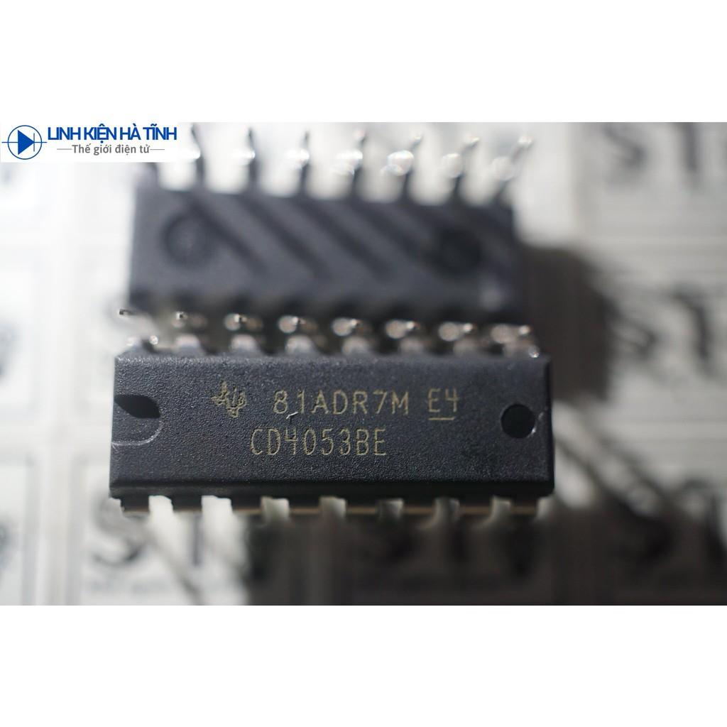 IC dồn/tách kênh CD4053 4053 CD4053BE DIP-16 mới