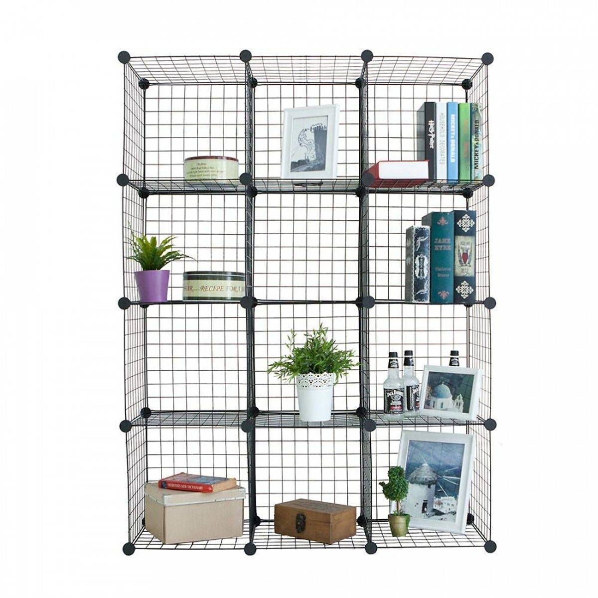 Tủ ghép đa năng thép không gỉ siêu bền 12 ô TTKG-12