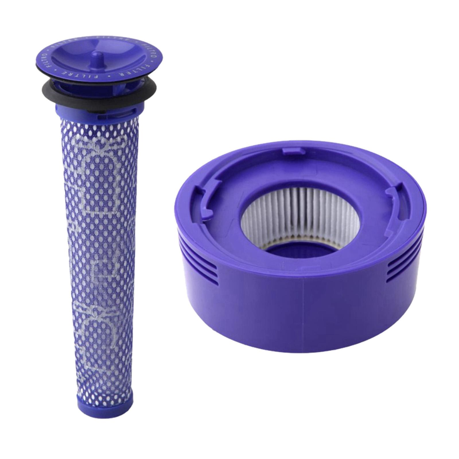 Pre Filter + HEPA Post-Filter kit for Dyson for V7, V8 Animal/ Absolute Cordless Vacuum, Replacement Pre-Filter and Post- Filter