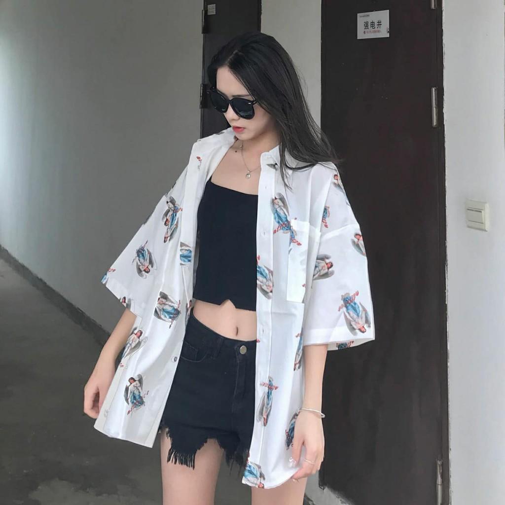 Áo sơ mi nam nữ mặc được in hình NGƯỜI CÓ CÁNH