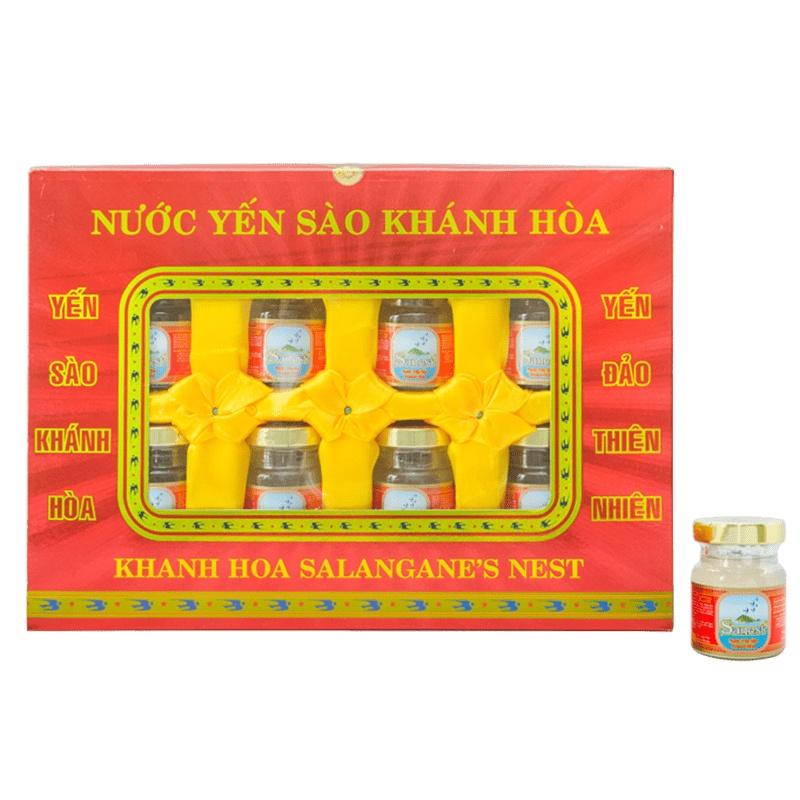 Nước Yến Sào️ CAO CẤP️Khánh Hòa Sanest Lọ 70ml, Hộp 8 Lọ - 002H8