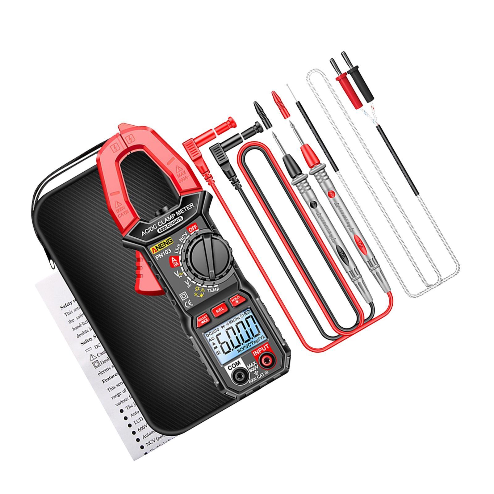 Digital Clamp Meter  DC Current Professional Multimeter 6000 Counts