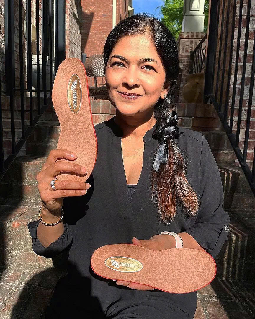 Lót giày sức khỏe nữ hỗ trợ cho chân vòm thấp bẹt Aetrex Casual Comfort Posted L620