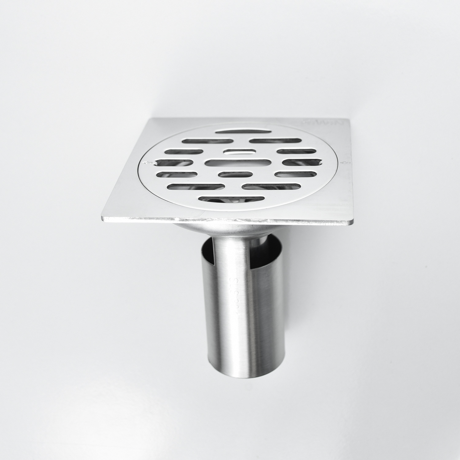 Phễu ga thoát sàn ngăn mùi hôi thoát nước nhanh inox 304 mặt mờ HIWIN FD-4320S