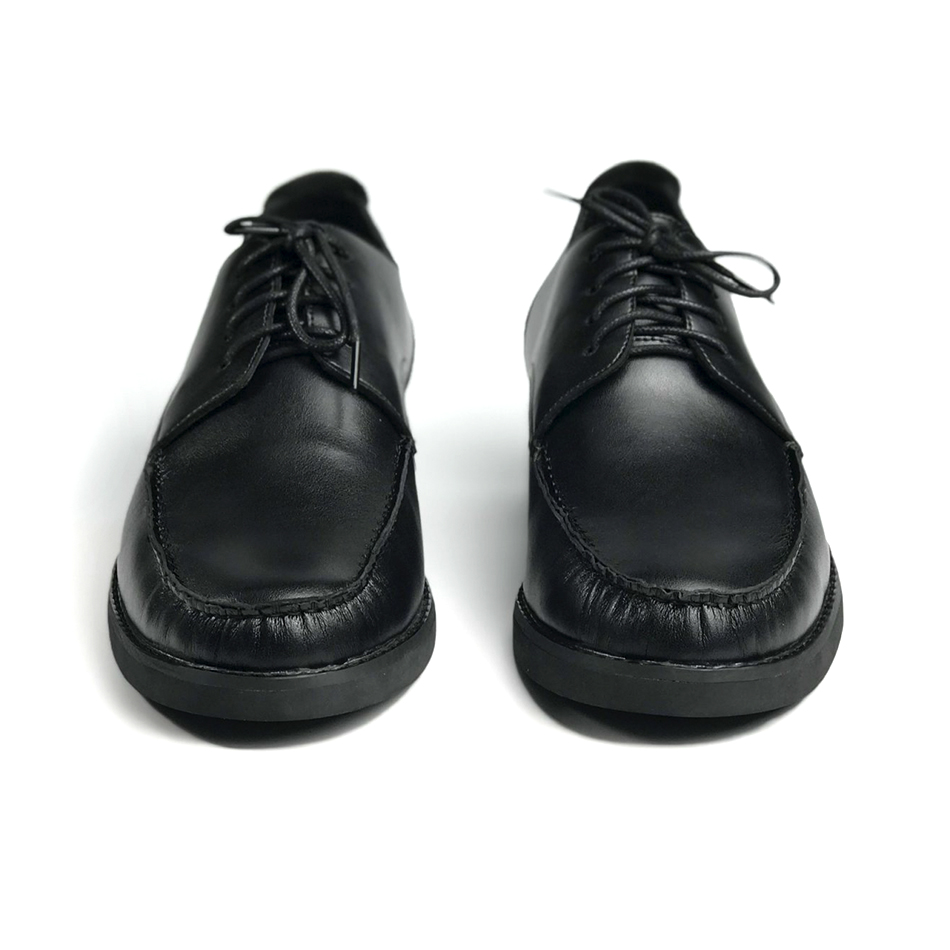 Giày Derby Moctoe Classic MAD Black nam buộc dây da bò cao cấp chính hãng giá rẻ chất lượng tốt bảo hành trọn đời