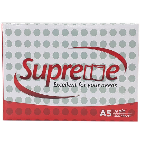 Giấy Photo Supreme A5 70gsm (500 Tờ)