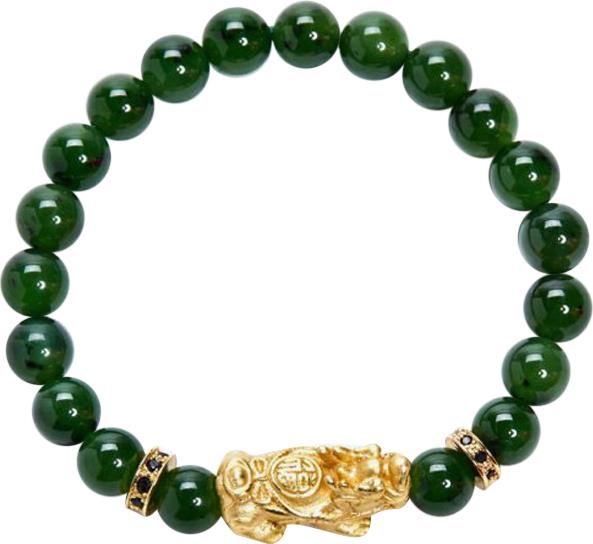 Vòng Mala Ngọc Bích Mix Tỳ Hưu Ngọc Quý Gemstones VT22