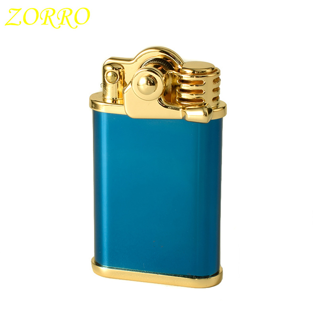 Vỏ Hộp Quẹt Bật Lửa Xăng Zorro Z605 Nhiều Màu - Dùng Xăng Bấc Đá Cao Cấp