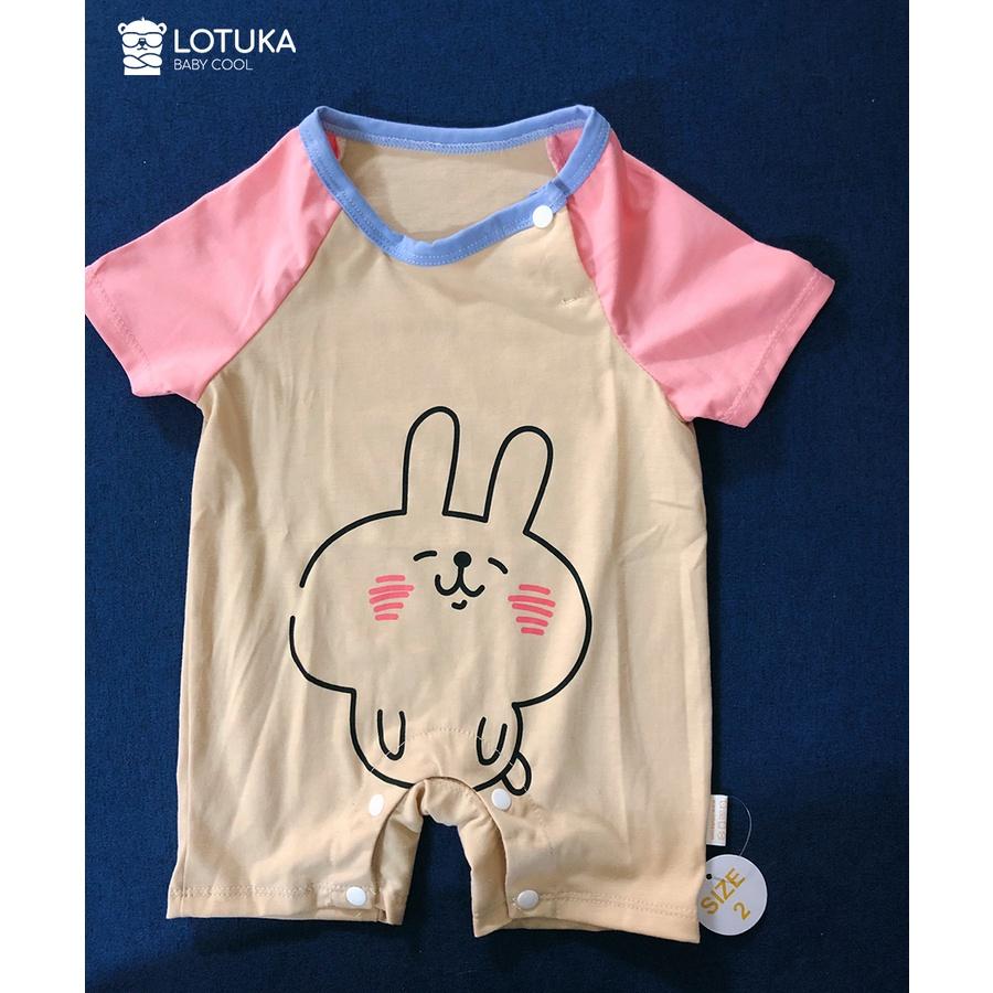 Bộ body đùi bé trai bé gái hình thú siêu dễ thương, bodysuit cộc mẫu đồ liền thân quần áo sơ sinh cho bé 0-12 tháng