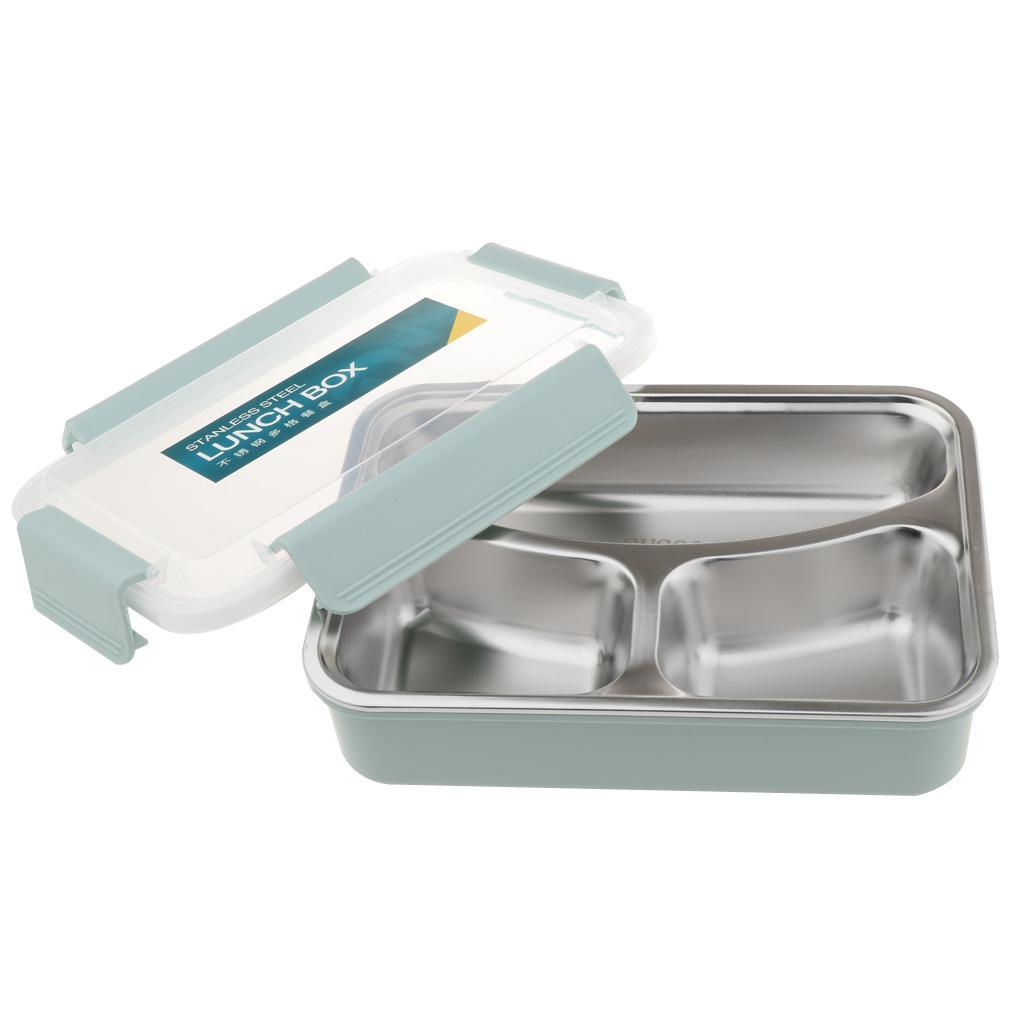 Stainless Steel Lunch Box Dinnerware Kids Food Container