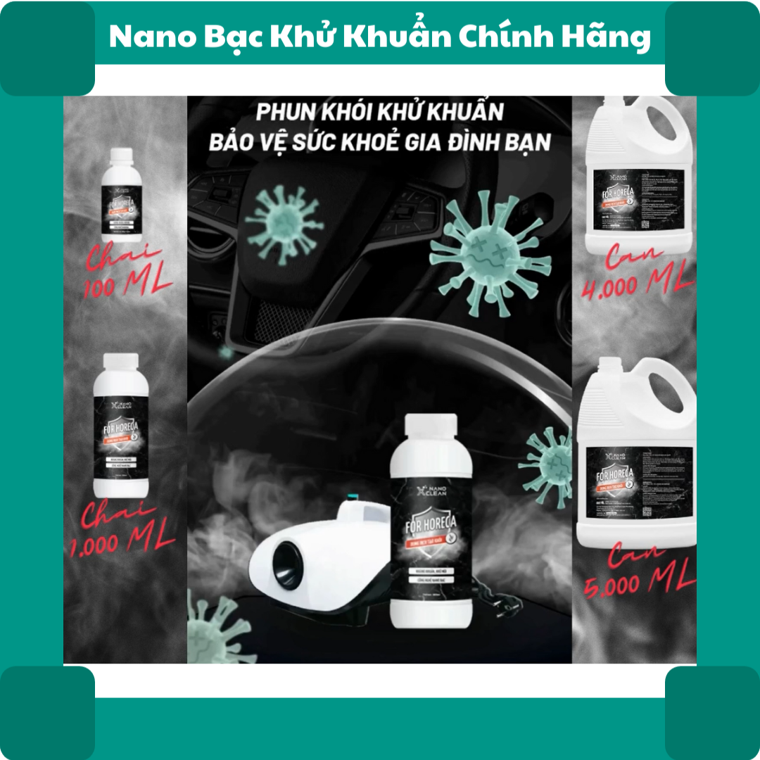 Dung dịch tạo khói khử mùi Nano Xclean For Horeca 4L