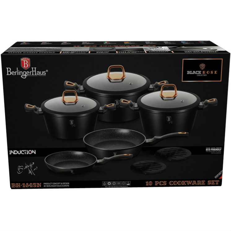 BỘ NỒI 10 CHI TIẾT BERLINGER HAUS BH/1645N