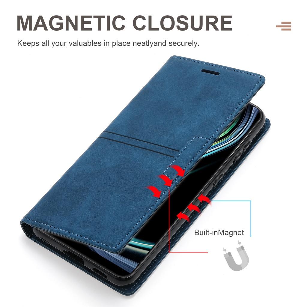 Ốp điện thoại da nắp lật từ tính cho OPPO A5 A9 2020 A52 A72 A92 A35 2021 A8 A31 2020 FIND X2 LITE FIND X3 X3PRO LITE FIND X3 NEO