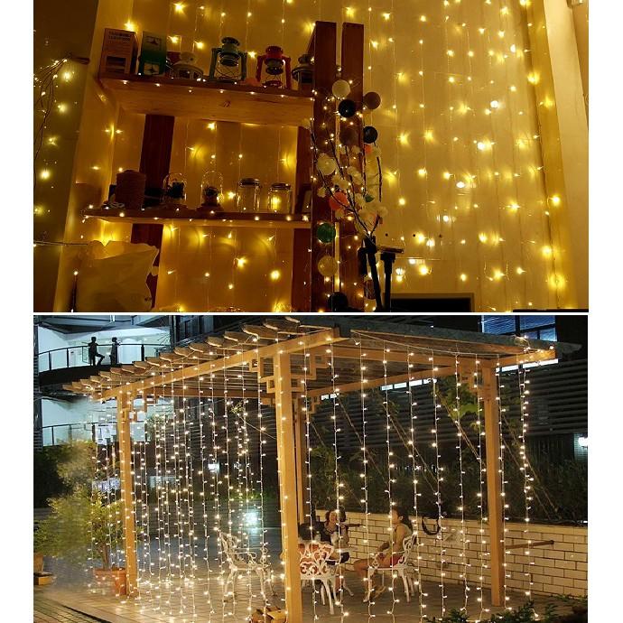 Bộ 10 dây đèn led trang trí 10m màu vàng Thiên Mã