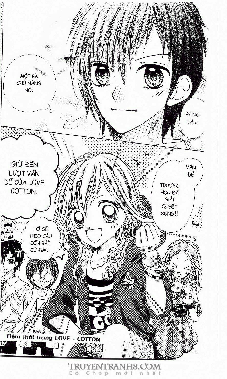 tiệm thời trang, love cotton chapter 5 21