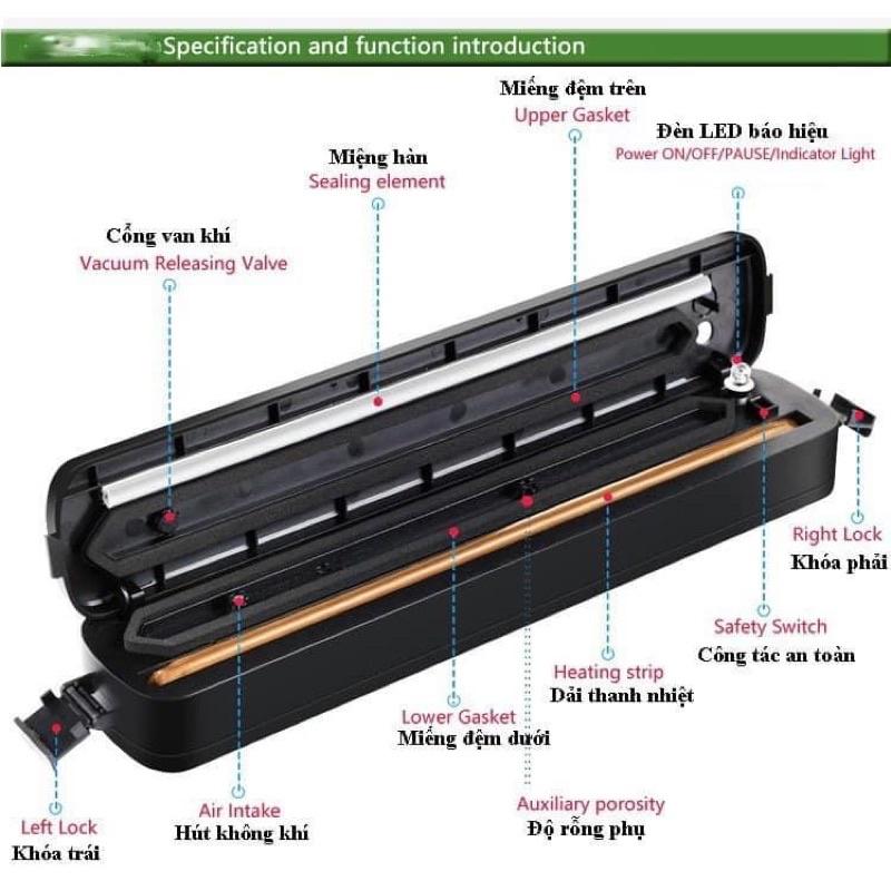 MÁY HÚT CHÂN KHÔNG VACUUM SEALER, BẢO QUẢN THỰC PHẨM