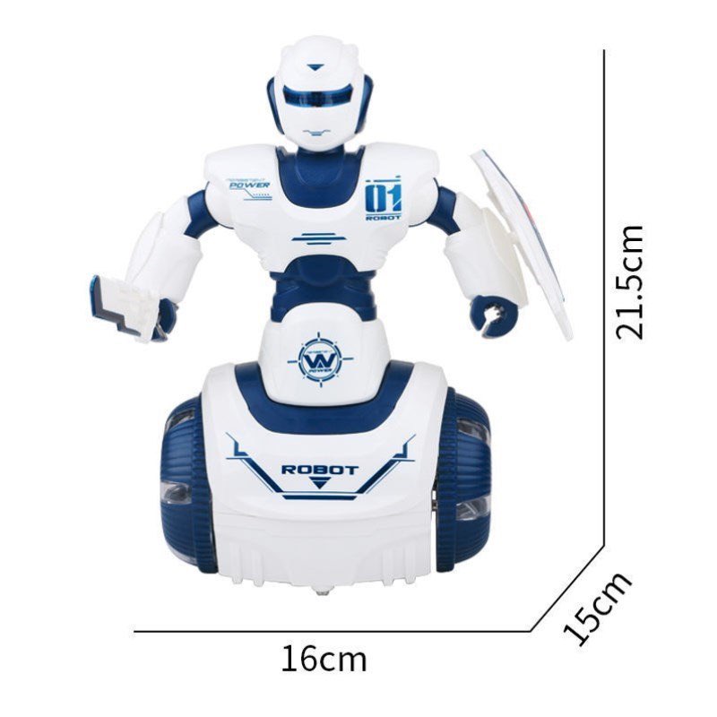 Đồ chơi siêu nhân Robot có nhạc nhảy và xoay 360 độ cực chất