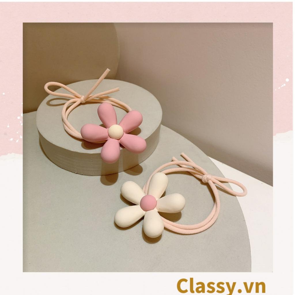 Dây cột tóc Classy phong cách hoa mùa hè PK1618