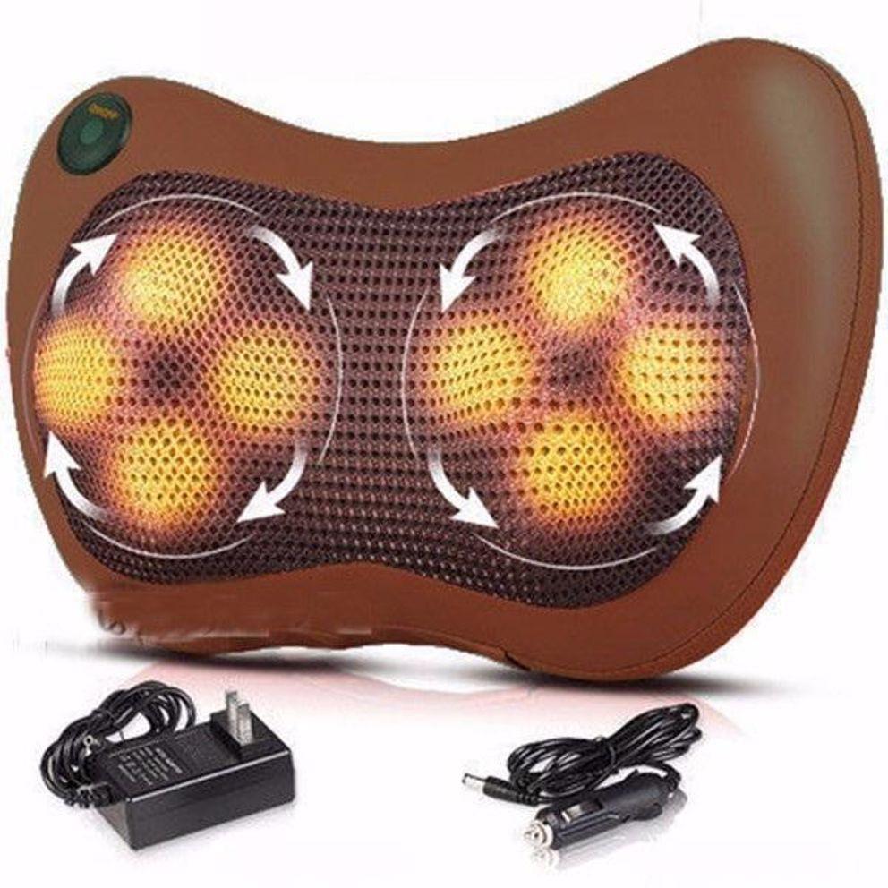 Gối mát xa hồng ngoại 8 bi