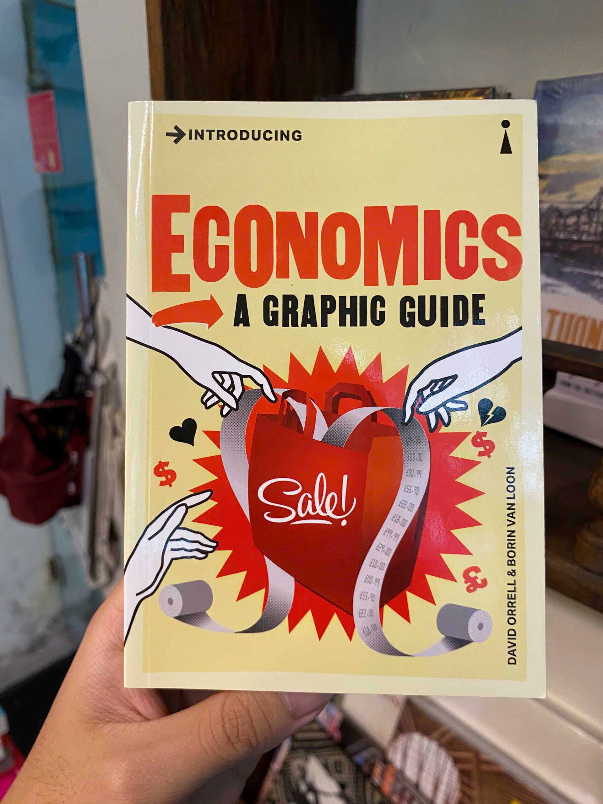 Sách - Introducing Economics: A Graphic Guide by David Orrell | Economics Nonfiction in English