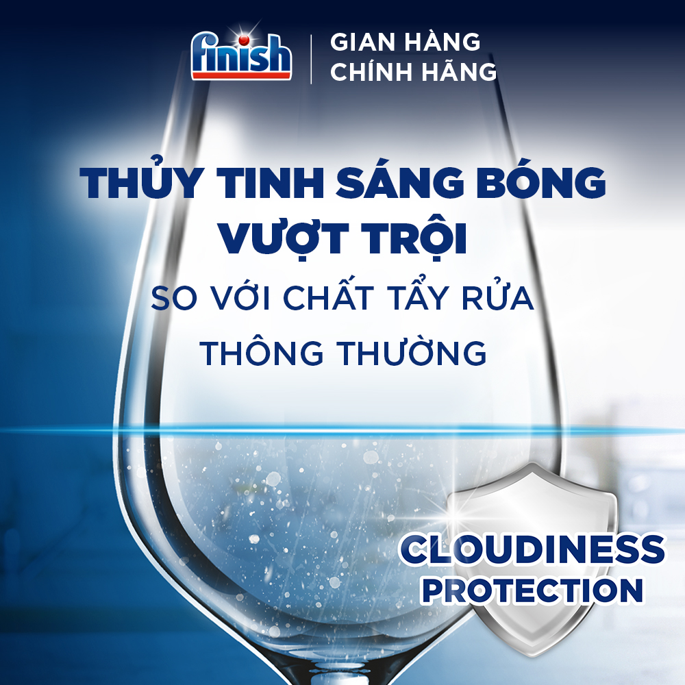 Combo Nâng Cao: 3 X Túi 21 Viên Nước Rửa Bát Powerball Quantum + Nước Làm Bóng Rinse & Shine Aid 500ml + Dung Dịch Vệ Sinh Máy Rửa Chén 250ml