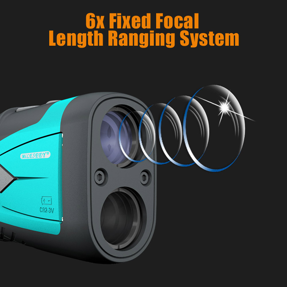 Mileseey 600m Golf Rangefinder Outdoor Handheld Laser Distance Meter