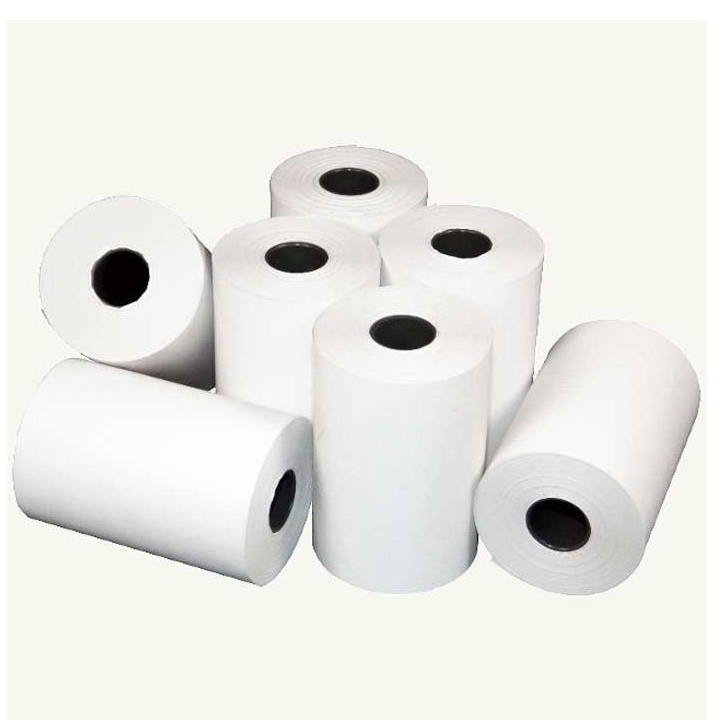 Giấy nhiệt in bill, in hóa đơn TOPCASH khổ K57mm x 38mm dùng cho máy cà thẻ ngân hàng, máy in cầm tay, máy POS cầm tay - Hàng chính hãng