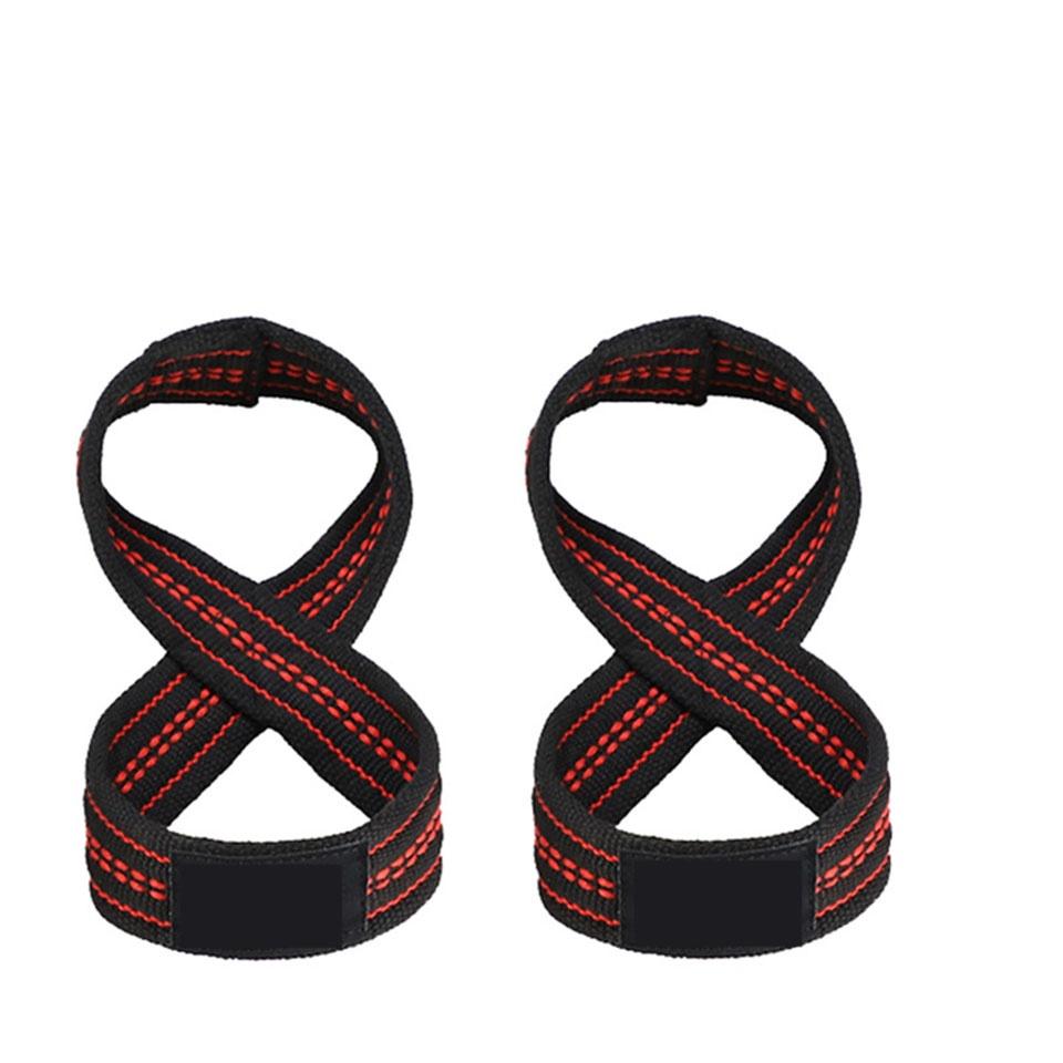 Dây đai quấn cổ tay hỗ trợ nâng tạ tập gym hình số 8