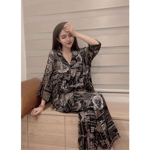 Đồ bộ Pijama Lụa Maingo cực sang chảnh, vải mềm mịn, không nhăn